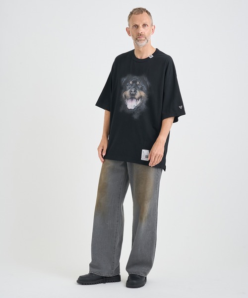 【MIHARAYASUHIRO】Dog Printed Tシャツ 全２色 送料込 MIHARAYASUHIRO tシャツ 「Maison / メゾンミハラヤスヒロ」 DOG