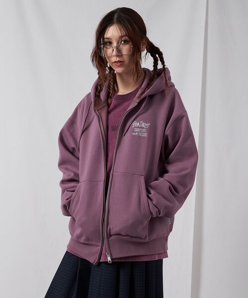 パーカー 「BEN DAVIS（ベンデイビス）」 SELECTION ZIP HOODIE /パーカー ジップパーカー ダブルジップ 短丈 刺繍 プリ | BEN DAVIS | 06