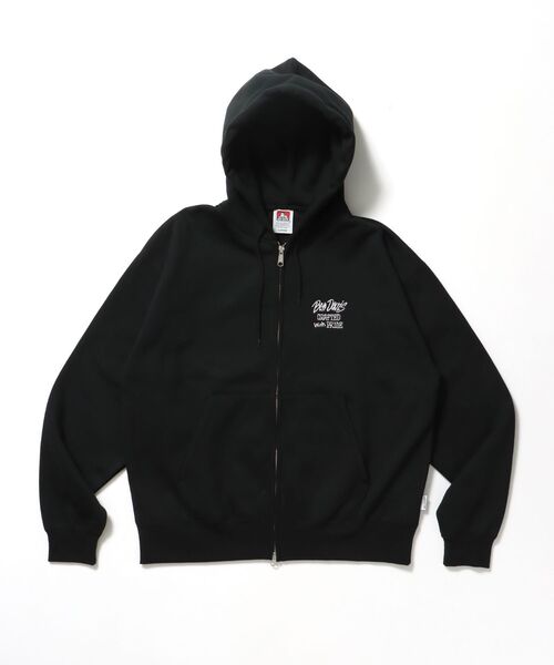 パーカー 「BEN DAVIS（ベンデイビス）」 SELECTION ZIP HOODIE /パーカー ジップパーカー ダブルジップ 短丈 刺繍 プリ | BEN DAVIS | 13