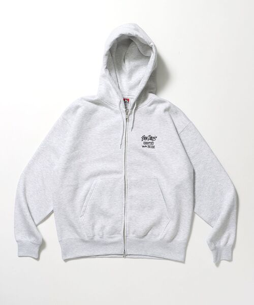 パーカー 「BEN DAVIS（ベンデイビス）」 SELECTION ZIP HOODIE /パーカー ジップパーカー ダブルジップ 短丈 刺繍 プリ | BEN DAVIS | 18