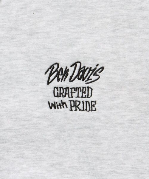 パーカー 「BEN DAVIS（ベンデイビス）」 SELECTION ZIP HOODIE /パーカー ジップパーカー ダブルジップ 短丈 刺繍 プリ | BEN DAVIS | 19