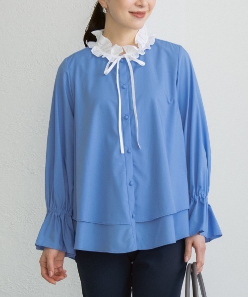 Sono（ソーノ） ブラウス シャツ ご自宅でお洗濯可能/日本製「SONO