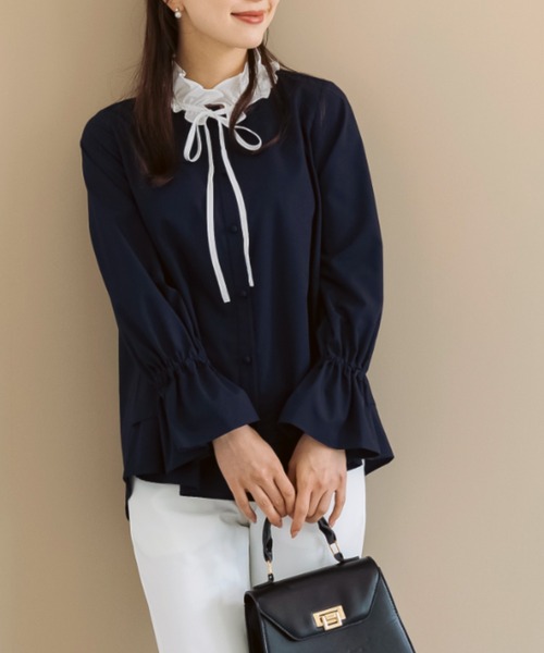 Sono（ソーノ） ブラウス シャツ ご自宅でお洗濯可能/日本製「SONO