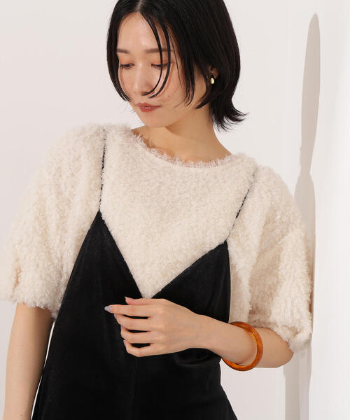 tシャツ カーリーフォルムトップス レディース