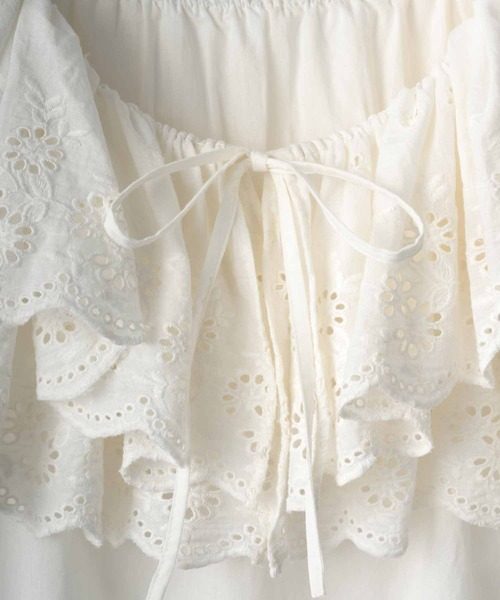 完売商品 crinkle crinkle crinkle フリルブラウス crinkle crinkle crinkle（クリンクルクリンクルクリンクル）の