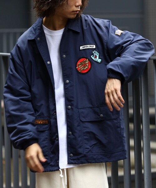 RHC ネイビー コーチジャケット　M CALIFORNIA FREAK'S STORE 「FREAK'S STORE」 コーチジャケット LARGE