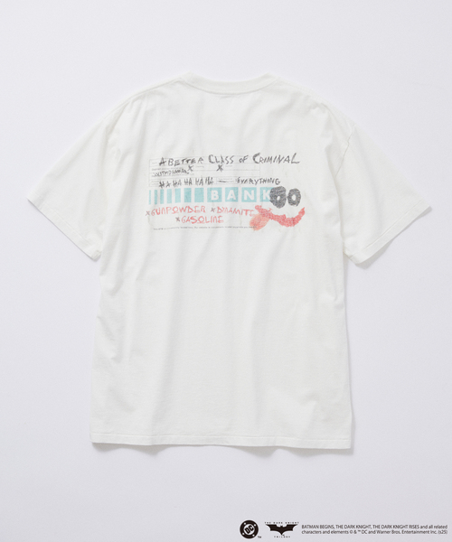 [THE DARK KNIGHT]Tシャツ　ジャーナルスタンダード 映画ファンも唸るグラフィック。THE DARK KNIGHTの世界を纏うT