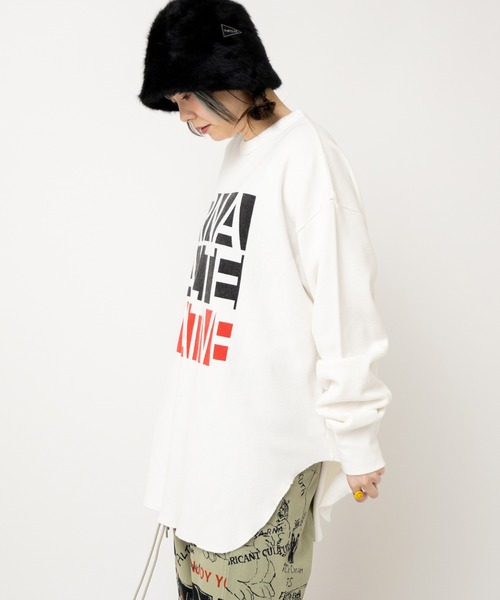tシャツ M2509 ALTERNATIVEワッフルロンT レディース RNA tシャツ M2509 ALTERNATIVEワッフルロンT レディース