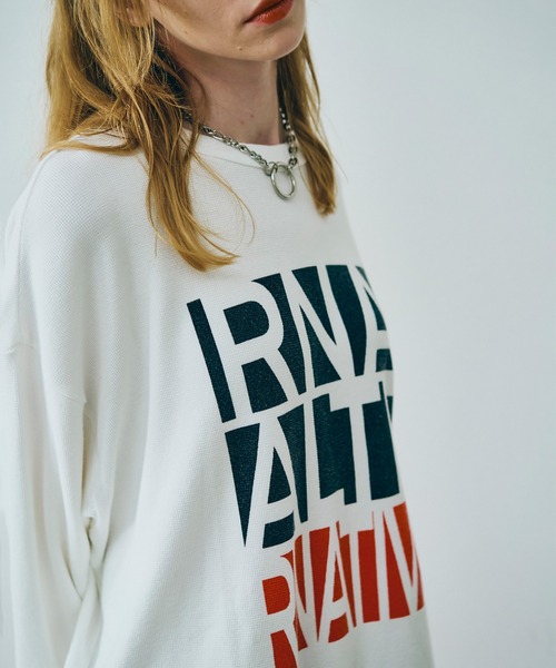 tシャツ M2509 ALTERNATIVEワッフルロンT レディース RNA tシャツ M2509 ALTERNATIVEワッフルロンT レディース
