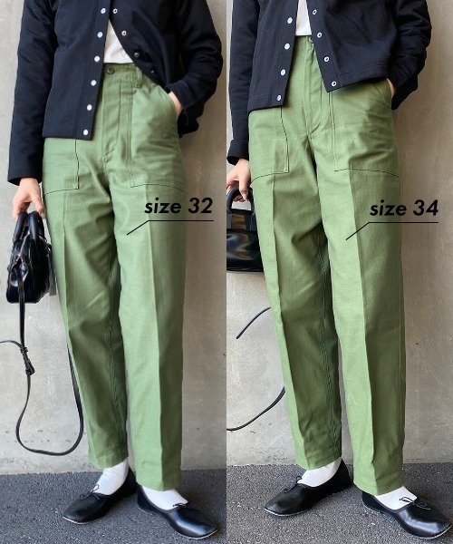 「THE SHINZONE」 チノパンツ 0 カーキ レディース