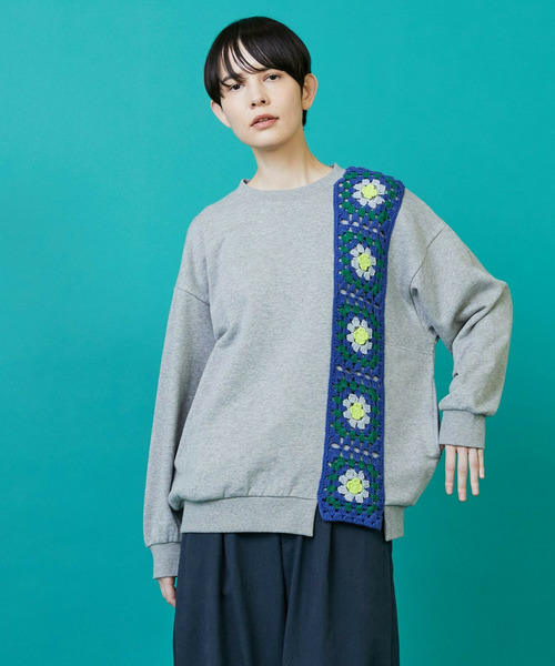 FRAPBOIS（フラボア） トレーナー スウェット グラニースクエア