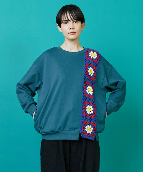 FRAPBOIS（フラボア） トレーナー スウェット グラニースクエア