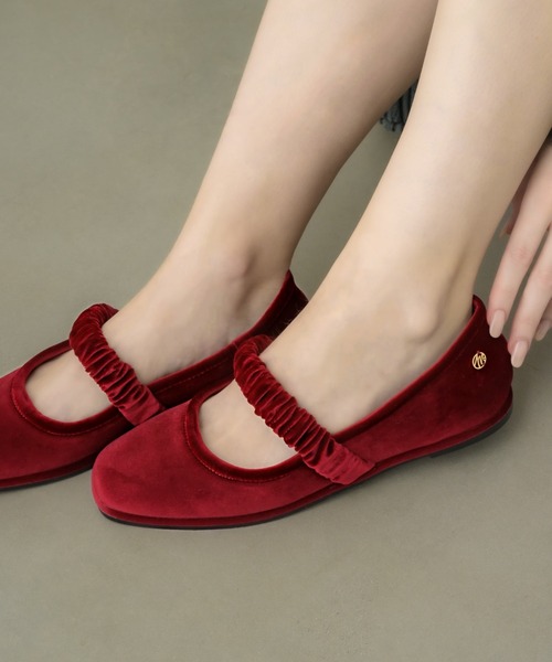 muku バレエシューズ パンプス BALLET SHOES / VELOUR : ZOZOTOWN