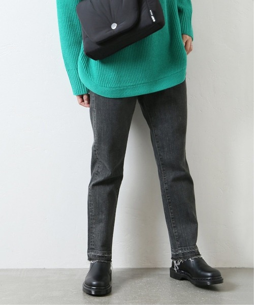「JOURNAL STANDARD」 加工デニムパンツ 36 グレー レディース