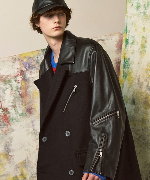 定価　55000円　maison special コート　サイズ1 MAISON SPECIAL トレンチコート コート 「UNISEX」Sheep Leather