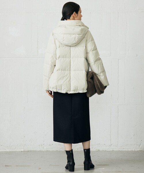 自由区（ジユウク） ダウンコート ダウンジャケット マイクロタッサー
