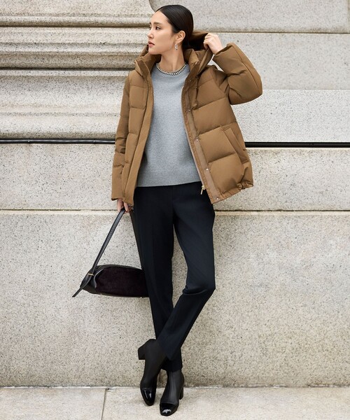 自由区（ジユウク） ダウンコート ダウンジャケット マイクロタッサー