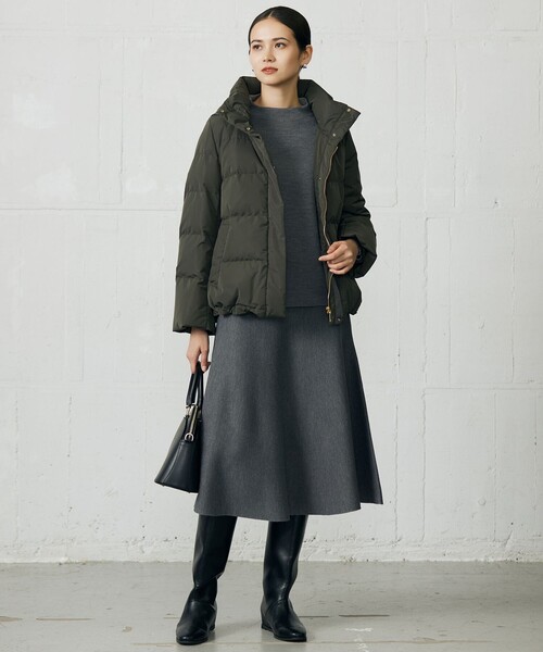自由区（ジユウク） ダウンコート ダウンジャケット マイクロタッサー