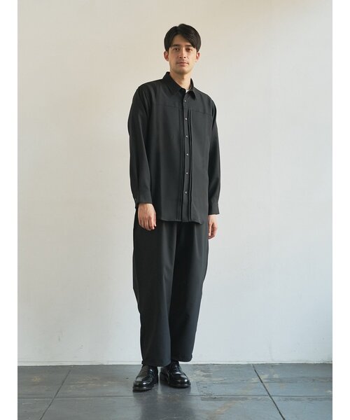 シャツ 「TRANSITION」2タックレギュラーカラーシャツ メンズ