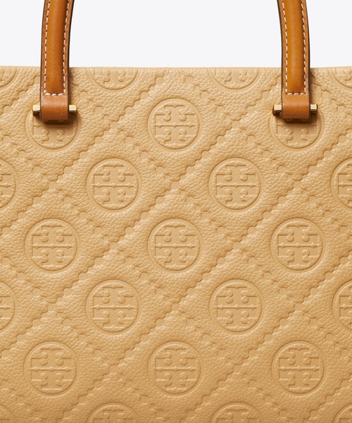 TORY BURCH（トリーバーチ） ハンドバッグ Tモノグラム ペブル トップ