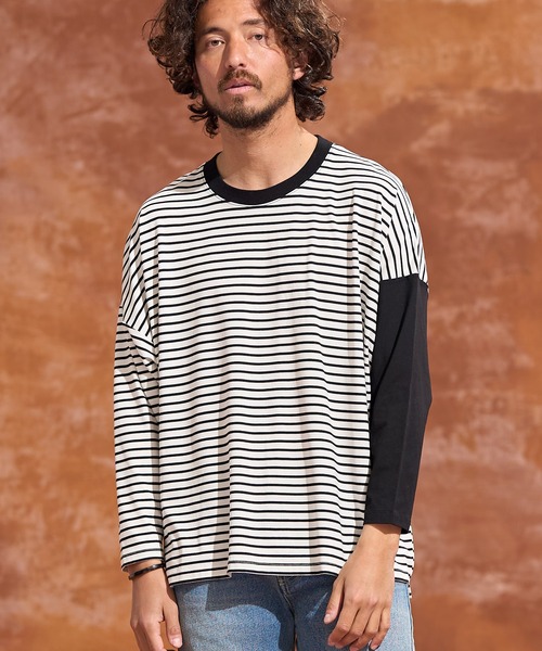 「Jih Nunc」 長袖Tシャツ M ベージュ メンズ_画像5