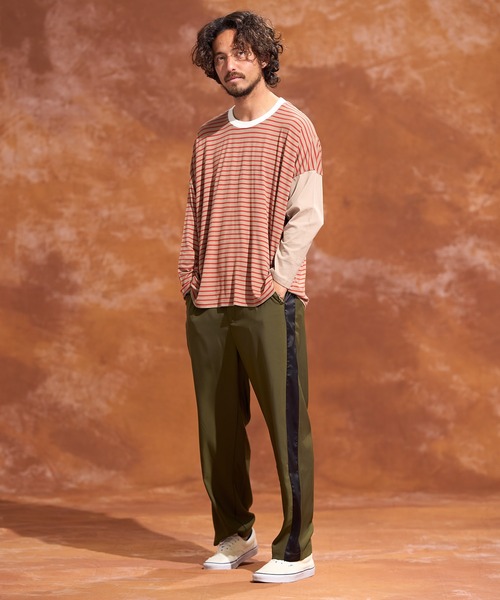 「Jih Nunc」 長袖Tシャツ M ベージュ メンズ_画像9