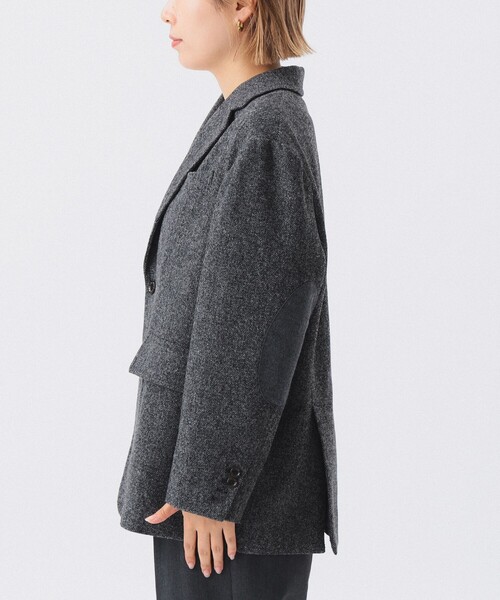 BEAMS別注 MARLING & EVANS ツイードテーラードジャケット quaranciel: ツイード オーバー テーラード ジャケット｜ SHIPS 公式サイト