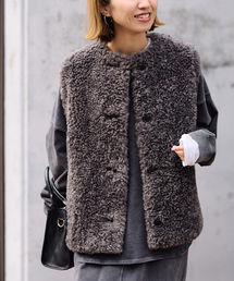 フレームワーク　ファーベスト FRAMeWORK（フレームワーク） コート アウター 「追加」フェイクファー