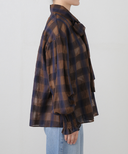 ❁︎Spick & Span❁︎オンブレボウタイブラウス Spick＆Span（スピック アンド スパン） ブラウス シャツ 「WEB限定