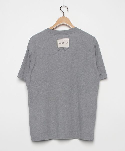 「PLAN C」 半袖Tシャツ M グレー レディース_画像2