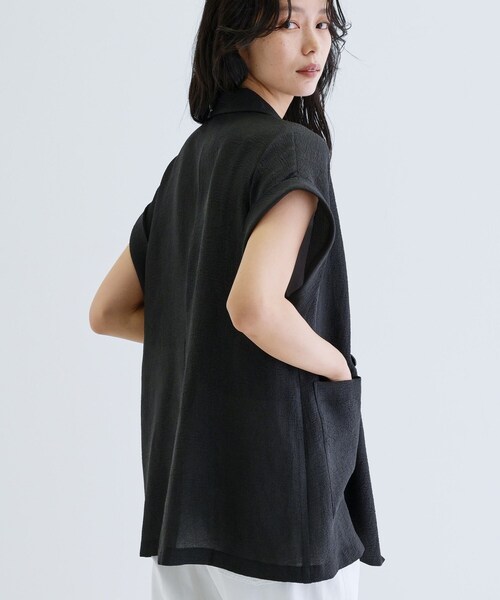 「GALLEST」 テーラードジャケット 38 ライトグレー レディース_画像9