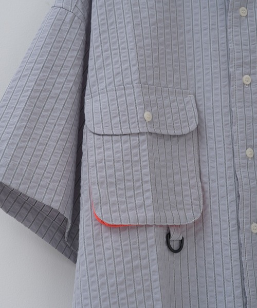 「WHIMSIC」 半袖シャツ FREE グリーン メンズ_画像7