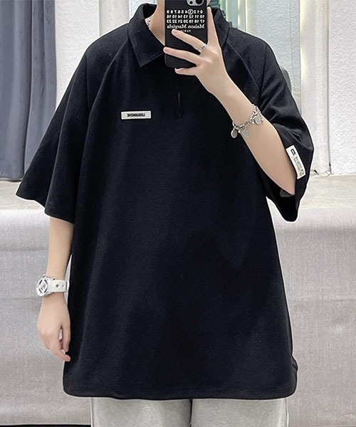 「WESTBOY」 半袖ポロシャツ L ブルー メンズ_画像8