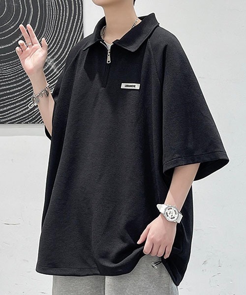 「WESTBOY」 半袖ポロシャツ L ブルー メンズ_画像9