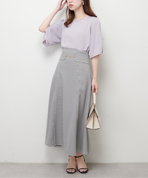 「natural couture」 半袖ブラウス FREE オフホワイト レディース_画像2