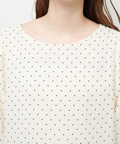 「natural couture」 半袖ブラウス FREE オフホワイト レディース_画像9