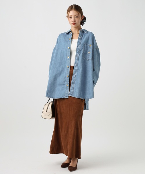 Lee（リー） チュニック 「」別注ワークシャツチュニック : ZOZOTOWN