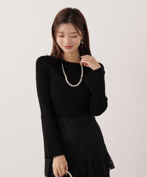 PROPORTION BODY DRESSING ニット セーター 「ウォッシャブル」フレア