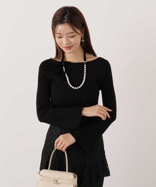 PROPORTION BODY DRESSING ニット セーター 「ウォッシャブル」フレア