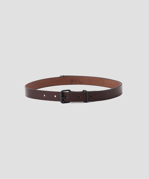 MHL.（エムエイチエル） ベルト ROLLER BUCKLE LEATHER BELT メンズ