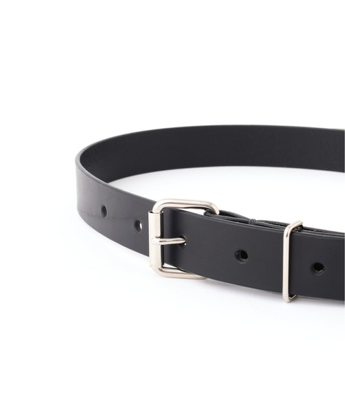 MHL.（エムエイチエル） ベルト ROLLER BUCKLE LEATHER BELT メンズ