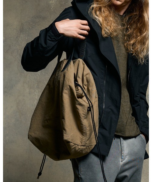 wjk レザー 大容量 軽量 トートバッグ 黒 ブラック wjk トートバッグ vintage drawstring tote bag メンズ : ZOZOTOWN