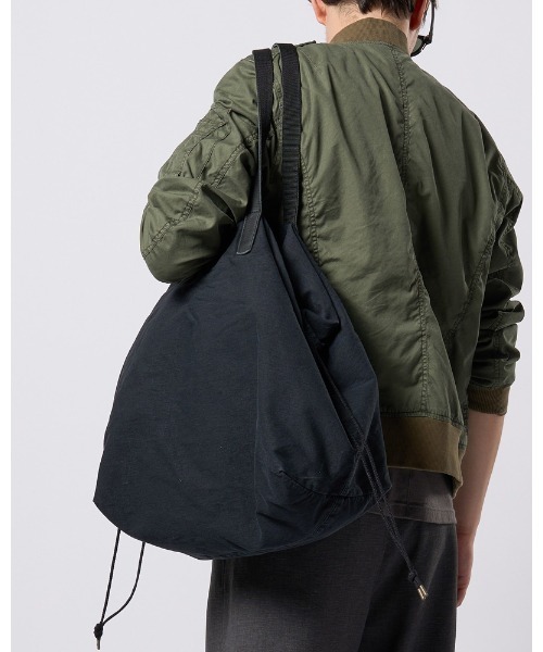 wjk レザー 大容量 軽量 トートバッグ 黒 ブラック wjk トートバッグ vintage drawstring tote bag メンズ : ZOZOTOWN