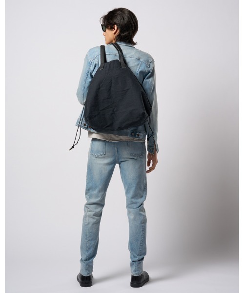 トートバッグ vintage drawstring tote bag メンズの画像