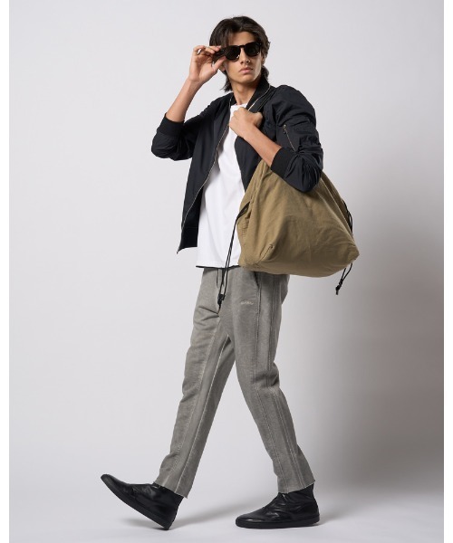 トートバッグ vintage drawstring tote bag メンズの画像