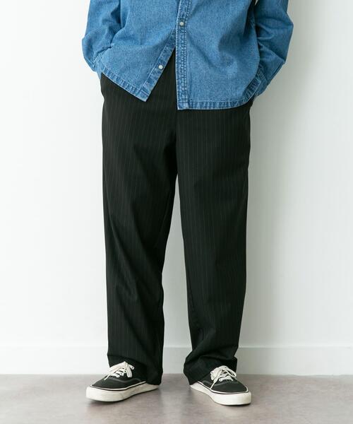 URBAN RESEARCH Sonny Label パンツ ピンストライプイージーパンツ