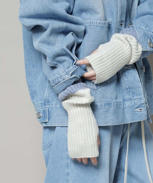 アームカバー バイカラーアームウォーマー レディース | NANO universe | 02