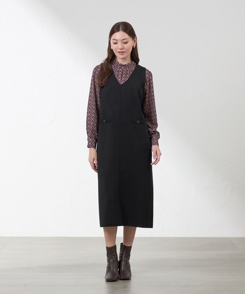 AMACA（アマカ） ジャンパースカート ミラノリブジャンドレ : ZOZOTOWN