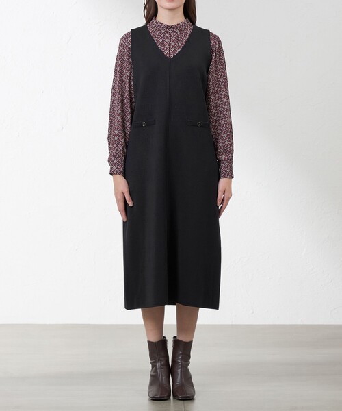 AMACA（アマカ） ジャンパースカート ミラノリブジャンドレ : ZOZOTOWN