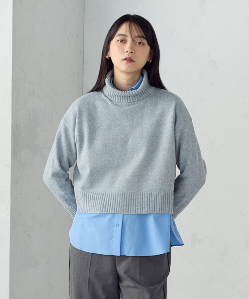 COMME CA ISM（コムサイズム） ニット セーター 「ウォッシャブル